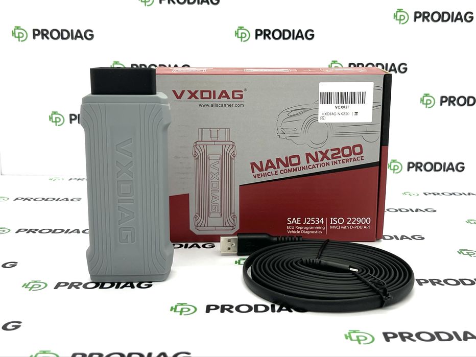 VXDIAG VCX NANO – автосканер для Renault (ПЗ Can Clip)