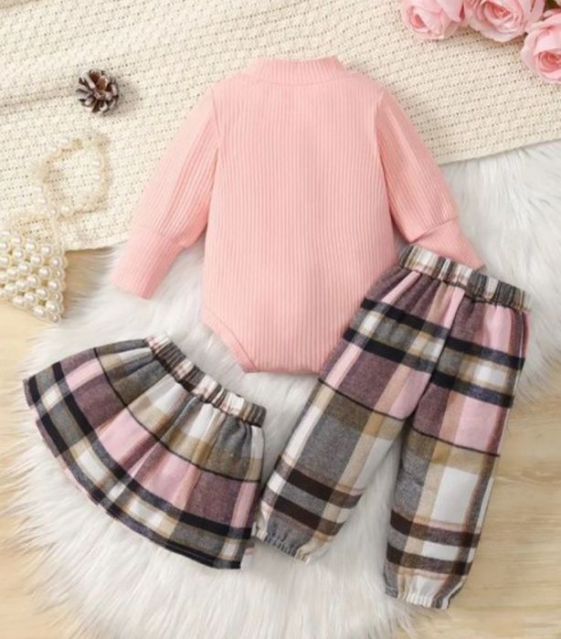 Nowy 3-częściowy komplet dla dziewczynki 62-68