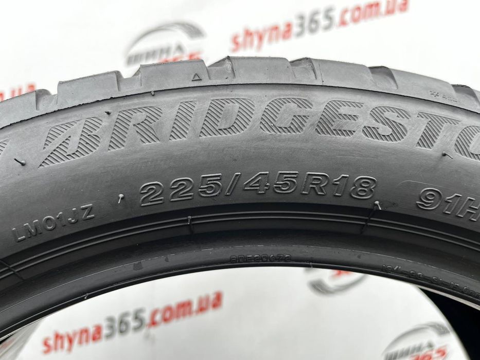 225/45 r18 bridgestone blizzak lm001 6mm шини бу зима