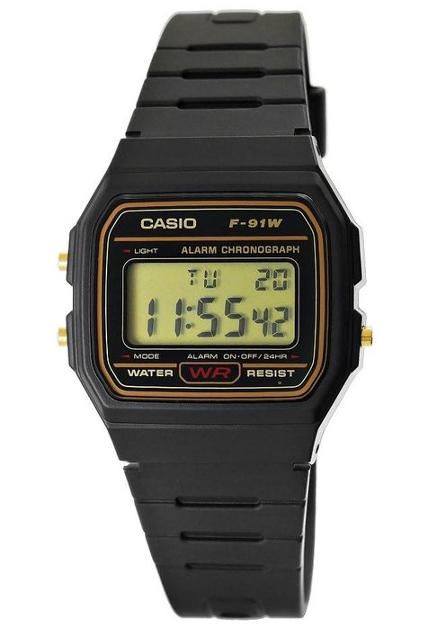 zegarek męski casio f-91wg-9qdf