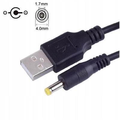 Kabel zasilający Ładowarka USB DC 4.0-1.7mm 5V