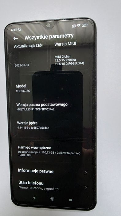 Smartfon Xiaomi Redmi Note 8 Pro 6/128 GB
