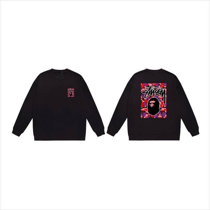 Світшот Stussy та Bape / Свитшот Стуси и Бейп (Багато Варіантів)