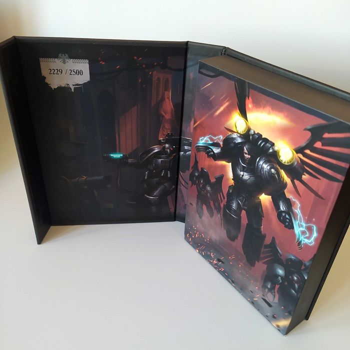 Livro Warhammer 40K Corax Lord of Shadows Edição Limitada