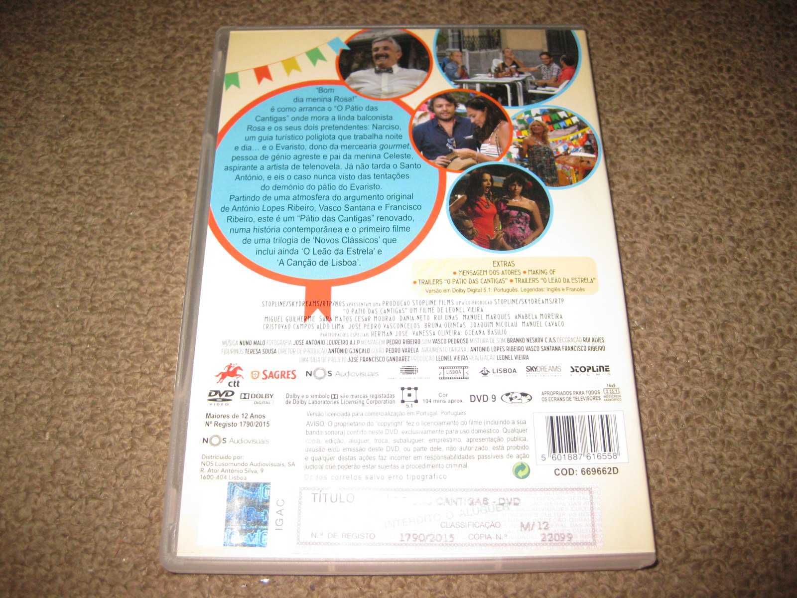 DVD "O Pátio das Cantigas" com César Mourão