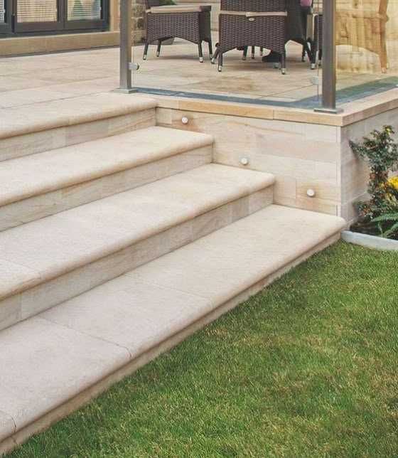 Stopień/parapet trawertyn Classic | kamień do wnętrz i na zewnątrz