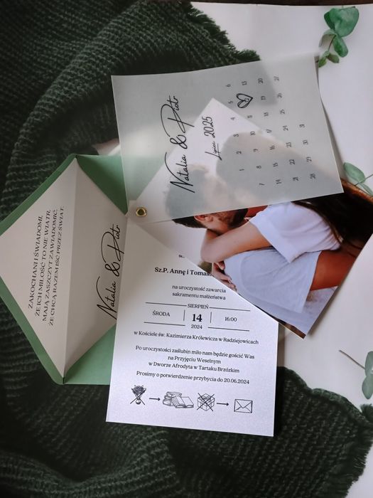 Zaproszenia ślubne ze zdjęciem