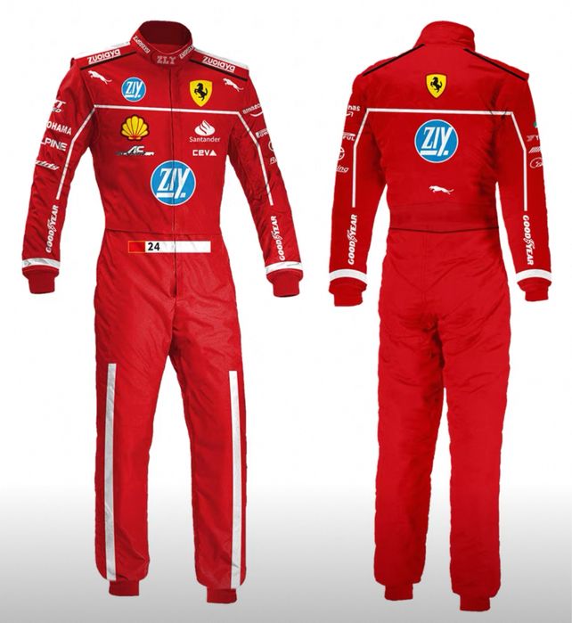 Ferrari F1 Macacão espectacular Charles Leclerc