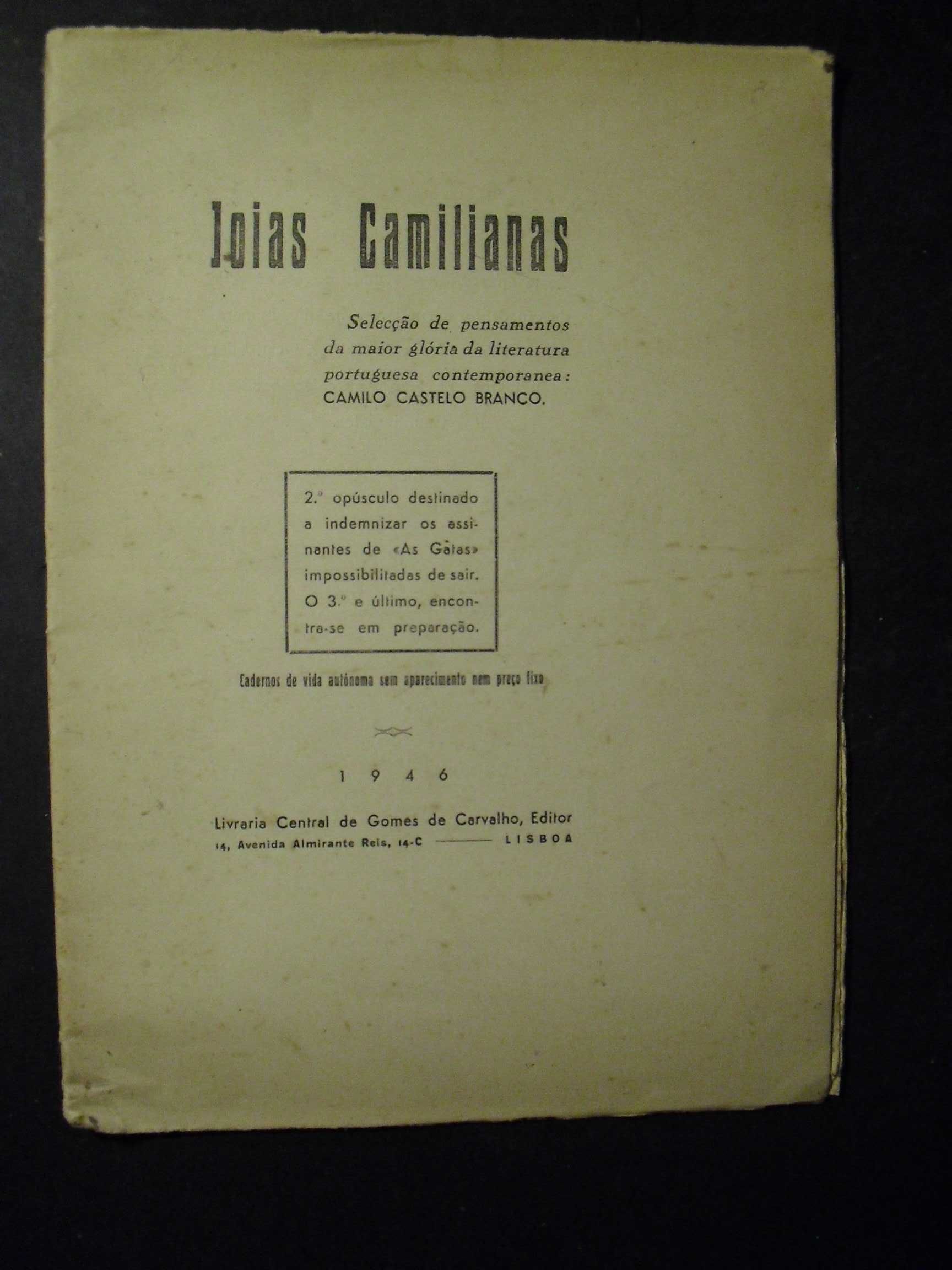 CAMILO CASTELO BRANCO-JÓIAS CAMILIANAS