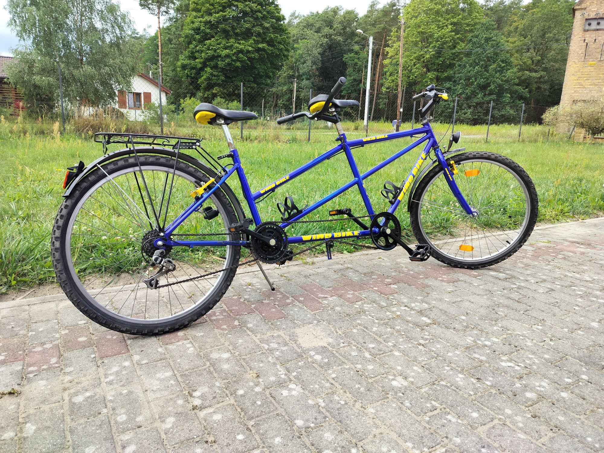 Rower tandem na kołach 26'