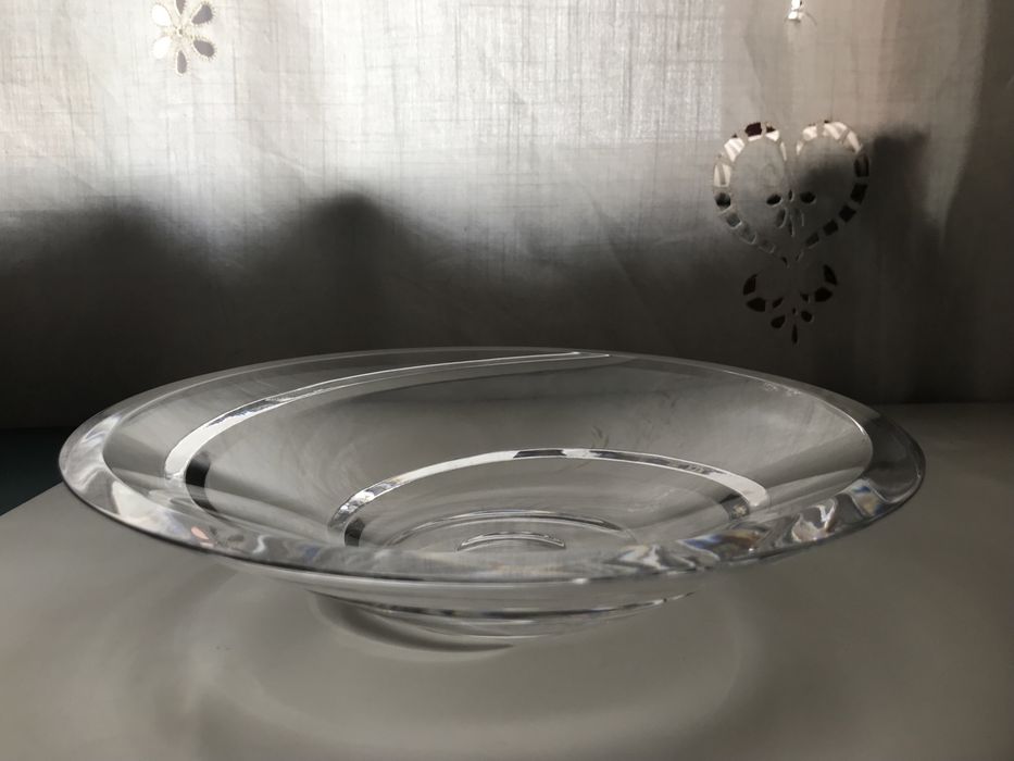 Taça /Fruteira/ Centro de Mesa Cristal Vista Alegre Atlantis