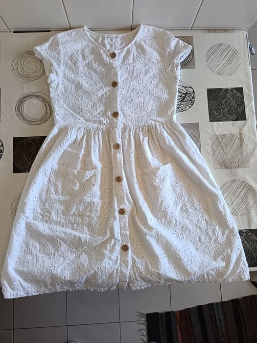 Vestido Lefties 13/14 bordado inglês