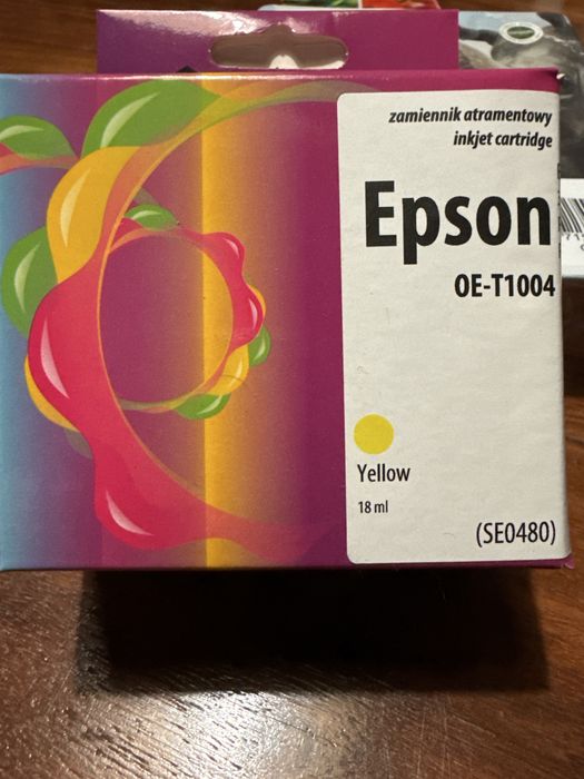Tus zamiennik epson T004 żólty yellow 18 ml