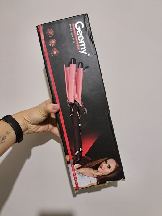 Плойка потрійна  Geemy 25мм