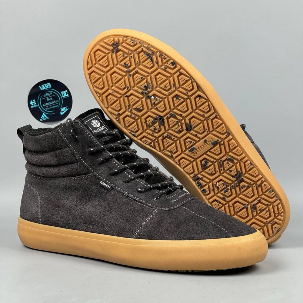 Ботинки кеды Element Sawyer Mid скейт обувь зимние скейт кроссовки