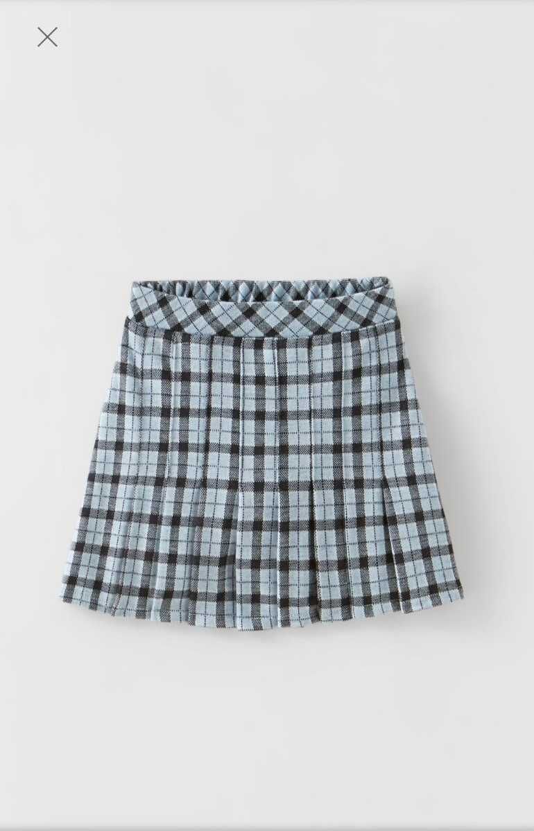 Джинсовая юбка шорты ZARA бермуды шорти бермуди спідниця спідничка h&m