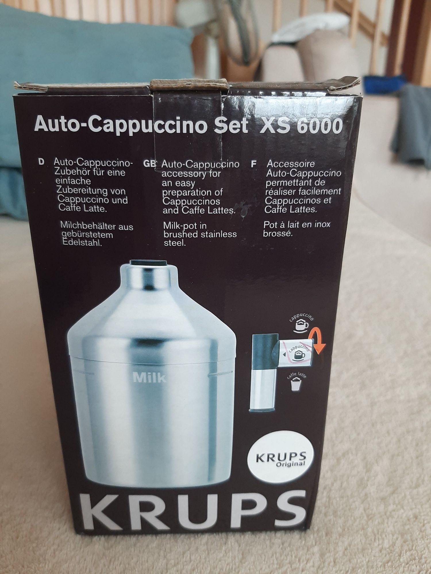 Pojemnik do spieniania mleka do ekspresu krups xs 6000