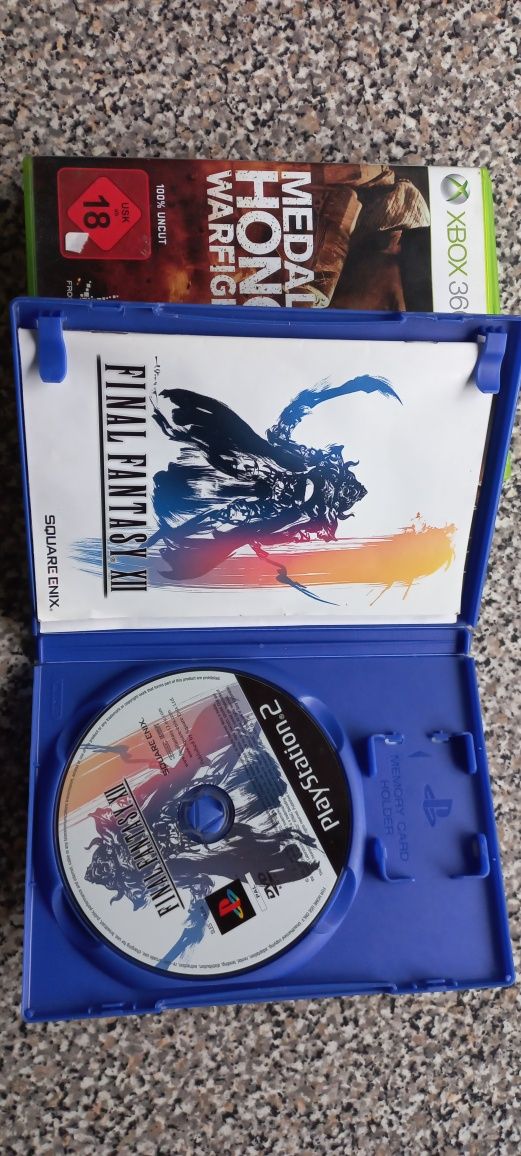 Final fantasy 12/Halo 3/Medal of honor warfighter Xbox 360/Ps2