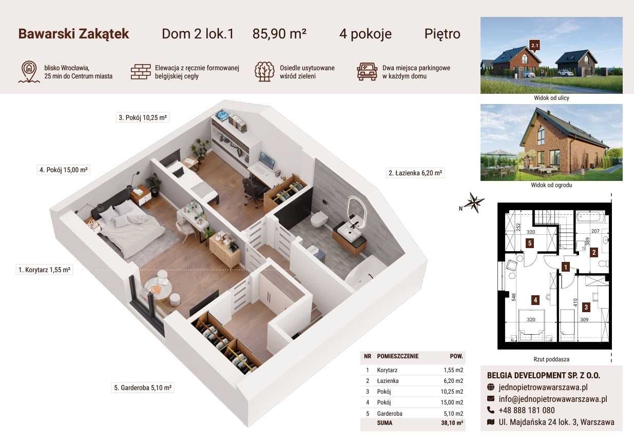 Domy z wyjątkową elewacją! Bez pozwolenia od MSWiA