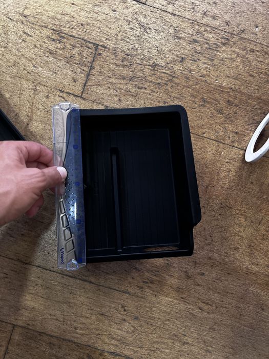 Conjunto 2 Bandeja caixa organizadora carro Tesla - Novo