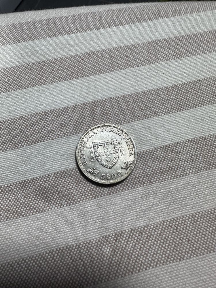Moeda 5 escudos de 1960