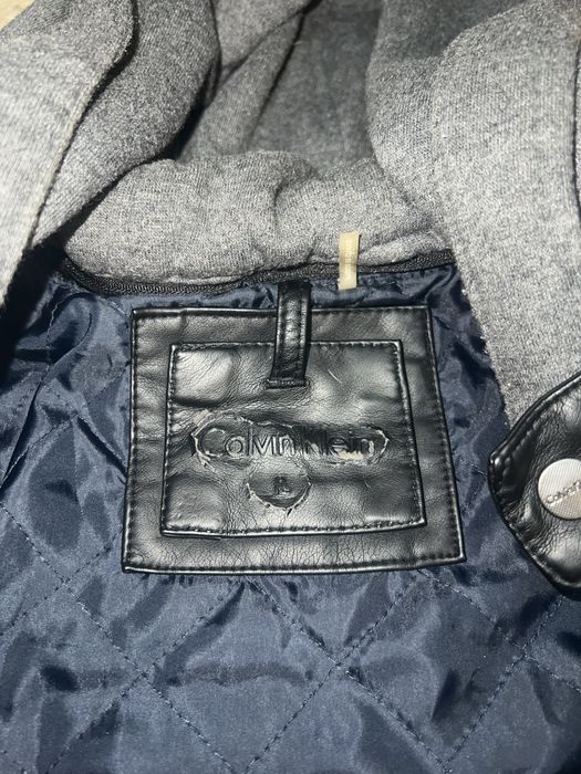 Шкіряна куртка Calvin Klein L оригинал