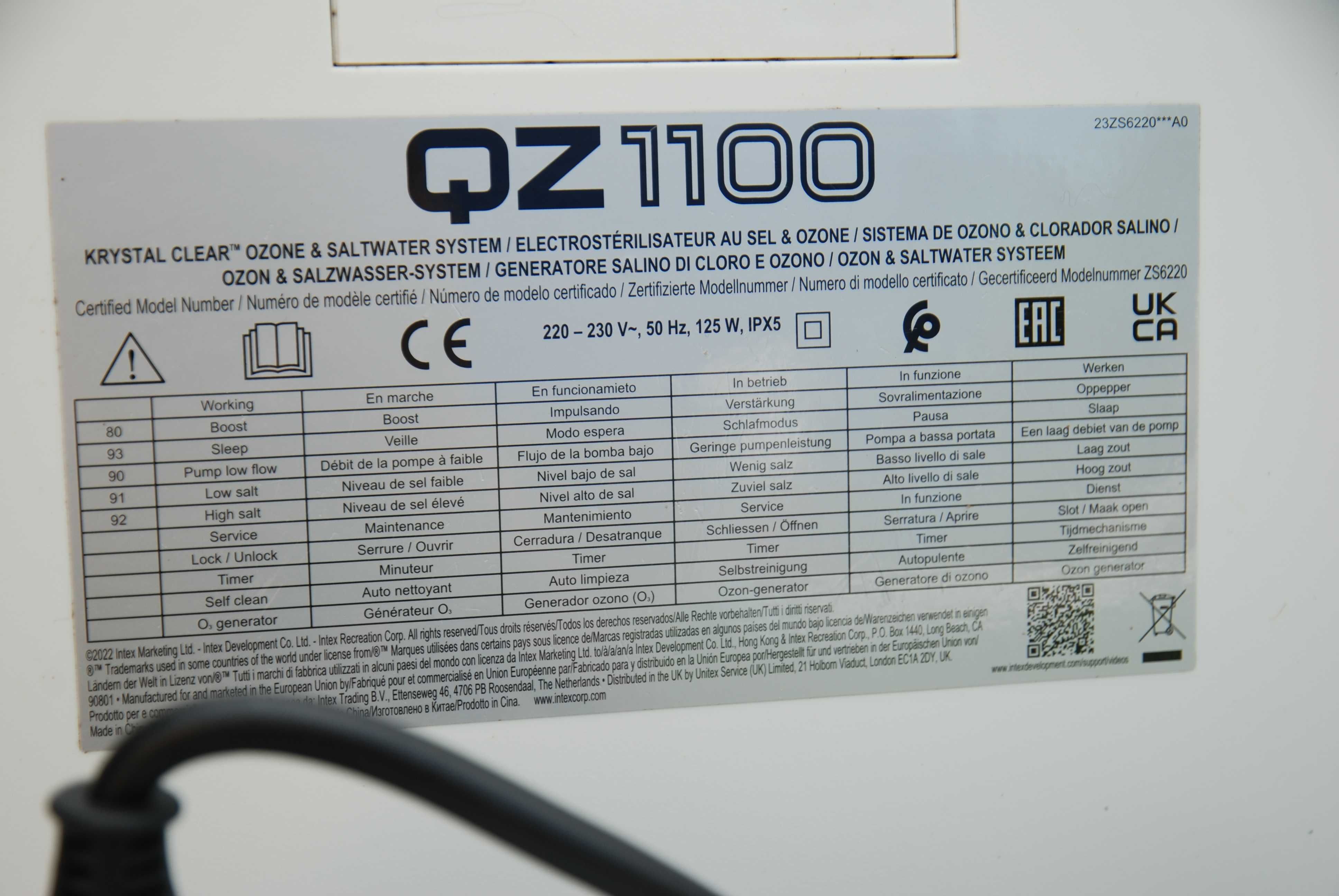 Generator chloru do basenu 12 g/h