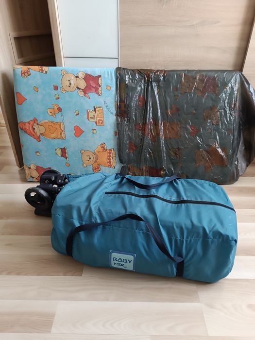 Łóżeczko turystyczne + materac baby design