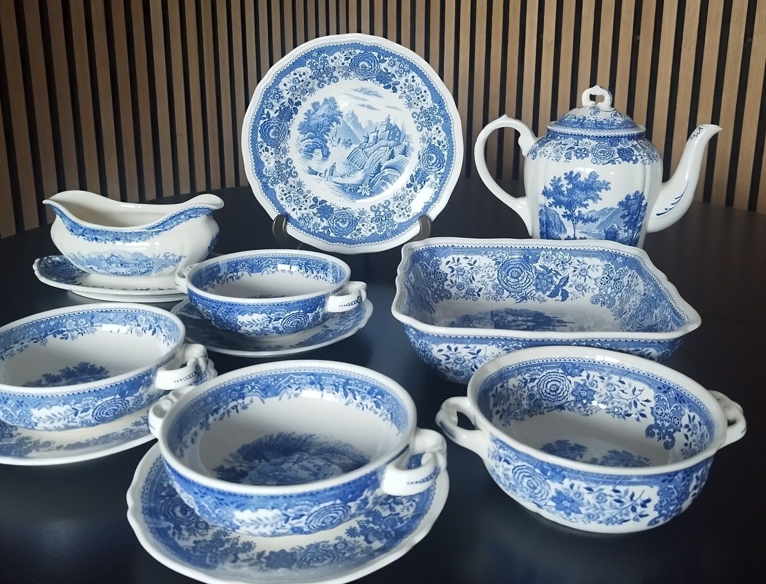 Talerz obiadowy głęboki Villeroy Boch Burgeland Vintage