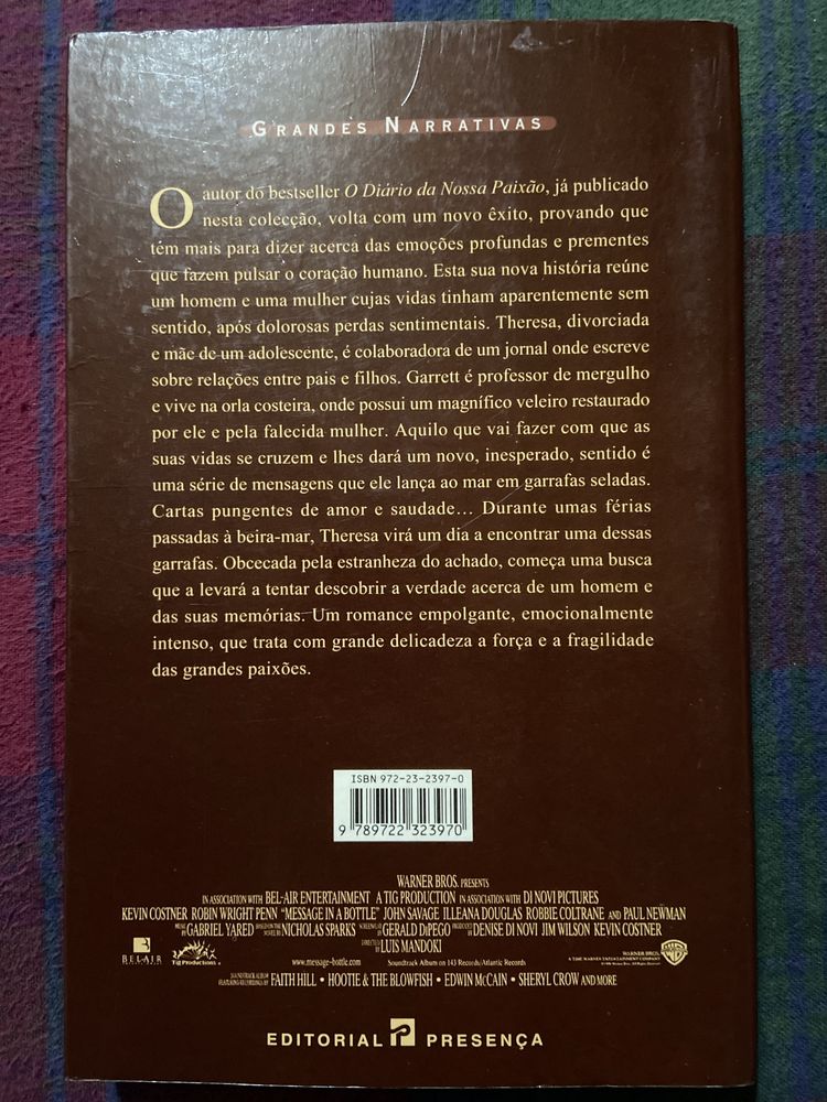 Livro As Palavras que nunca te direi - Nicholas Sparks