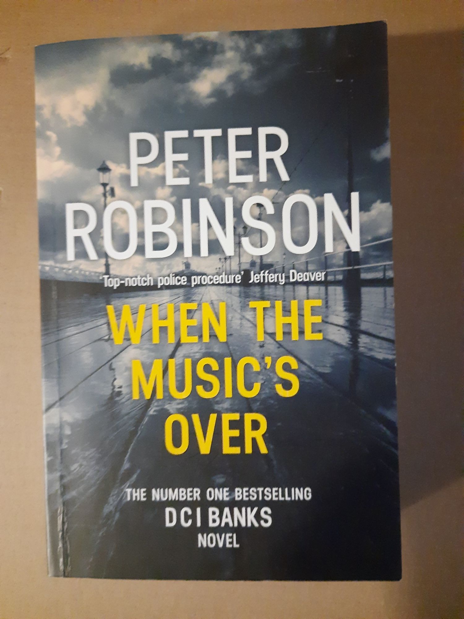"When the music's over" - Peter Robinson.