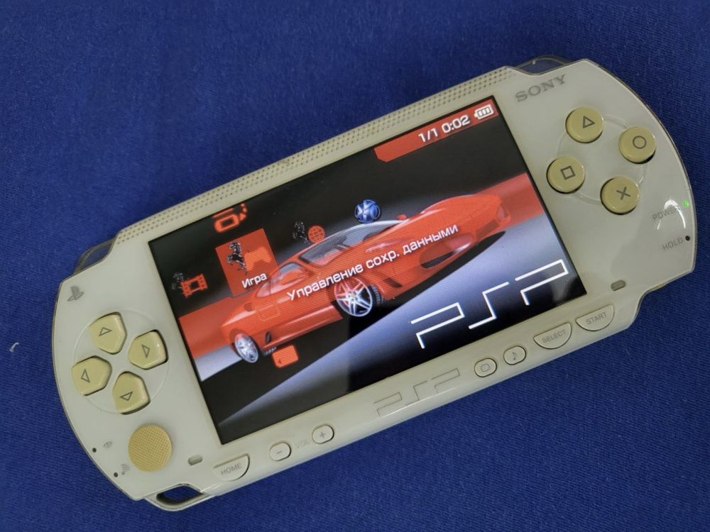 Игровая Приставка Sony psp Синего цвета