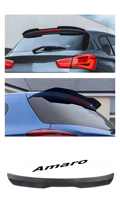 Aileron Spoiler Traseiro Look Carbono (BMW F20, F21, E81, E87) | NOVO