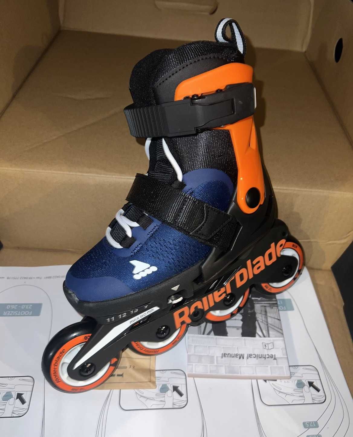 Детские ролики Rollerblade Microblade Midnight Blue 2023