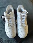 White lace-up shoes size 40