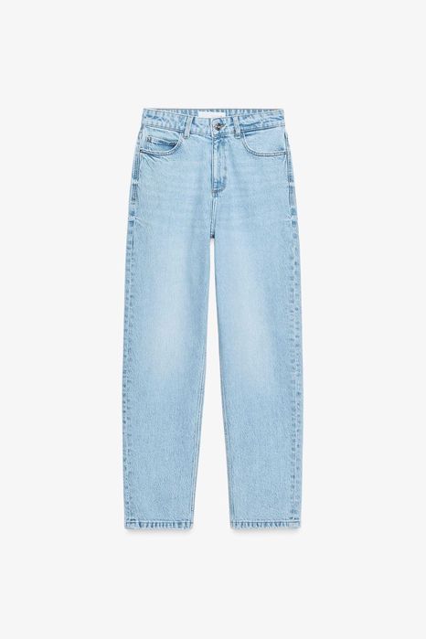Джинси ZARA MOM FIT COMFORT з високою посадкою. Сорочка у подарунок!