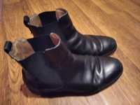 Мужские ботинки туфли сапоги кожаные Челси.