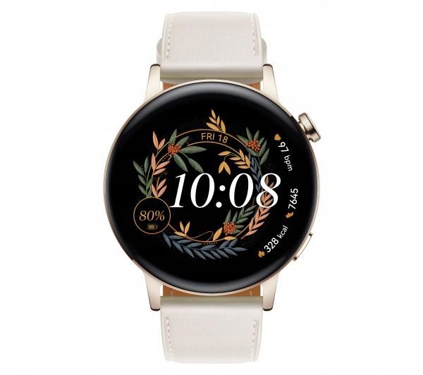 Smartwatch Zegarek Huawei Watch Gt 3 42mm Gps Amoled Biały