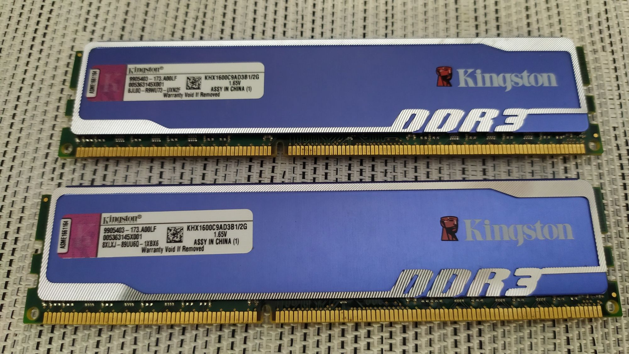 Kingston DDR3 оперативка
