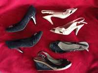 Buty szpilki damskie rozmiar 39 tanio czarne beżowe Marks Spencer