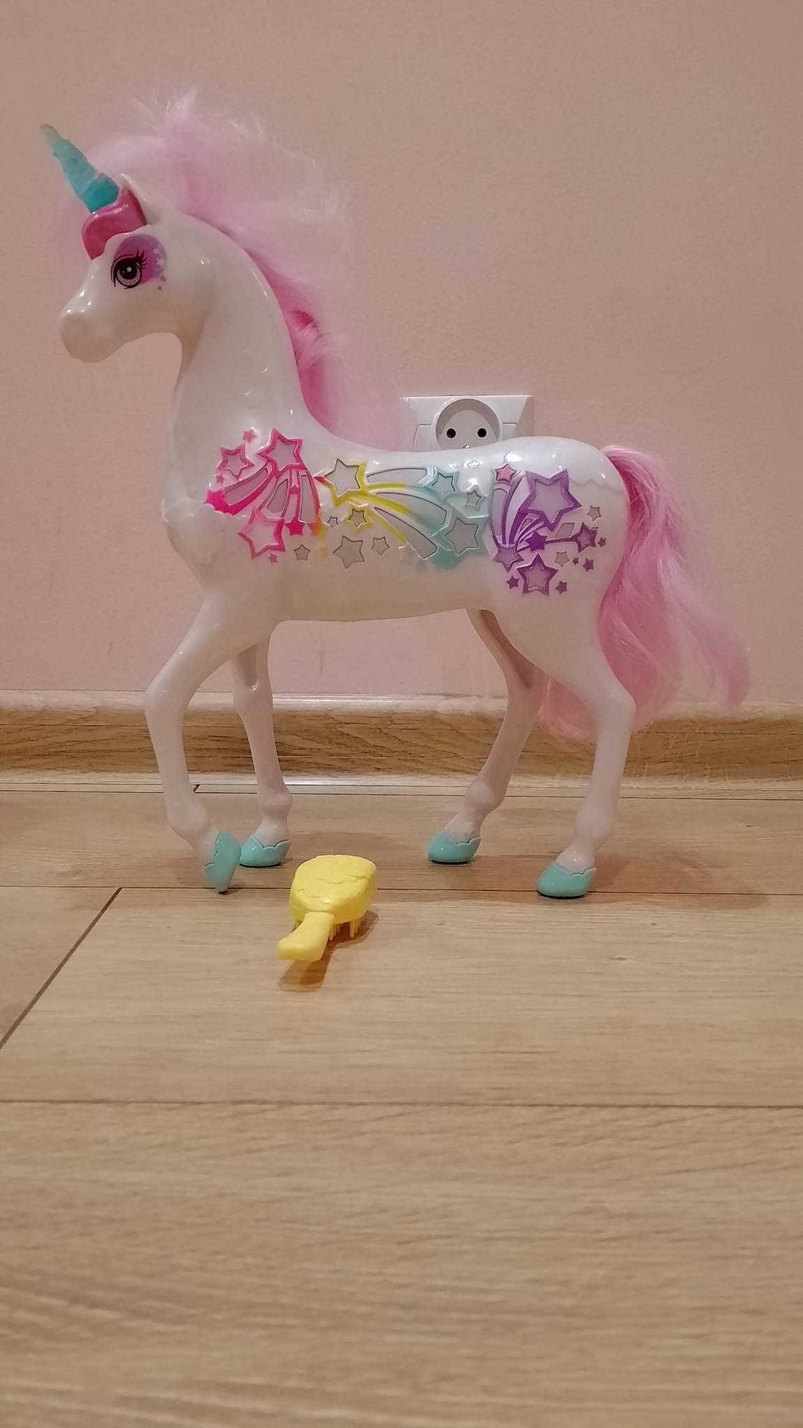 Barbie Jednorożec Magiczne Włosy Interaktywny