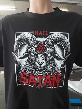 Koszulka tshirt, Hail Satan