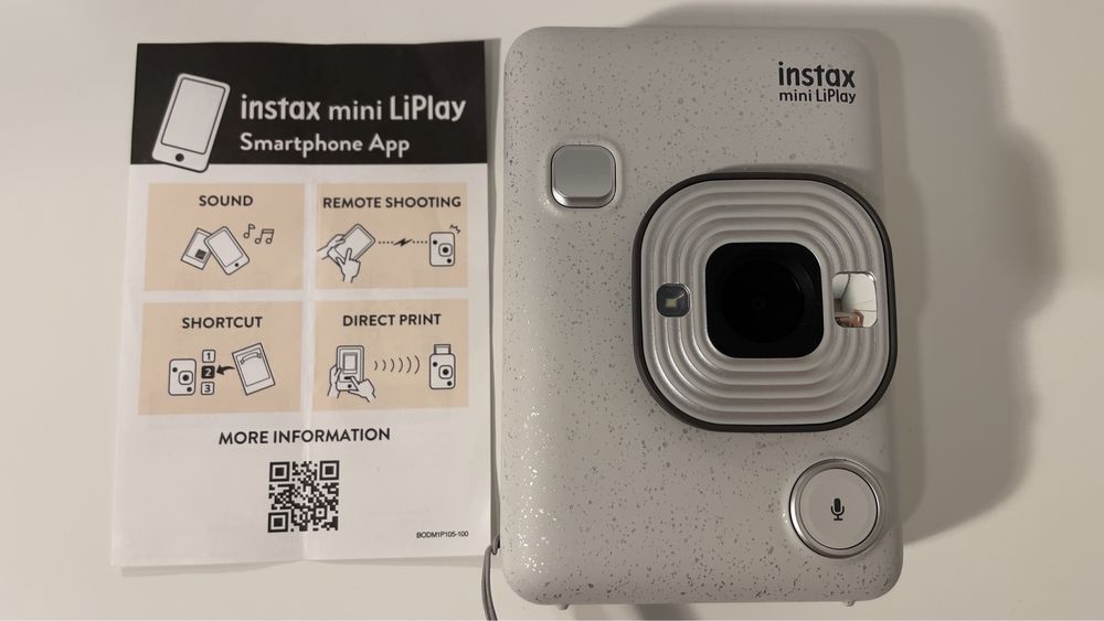 Instax mini Liplay. Samowyzwalacz, drukarka.