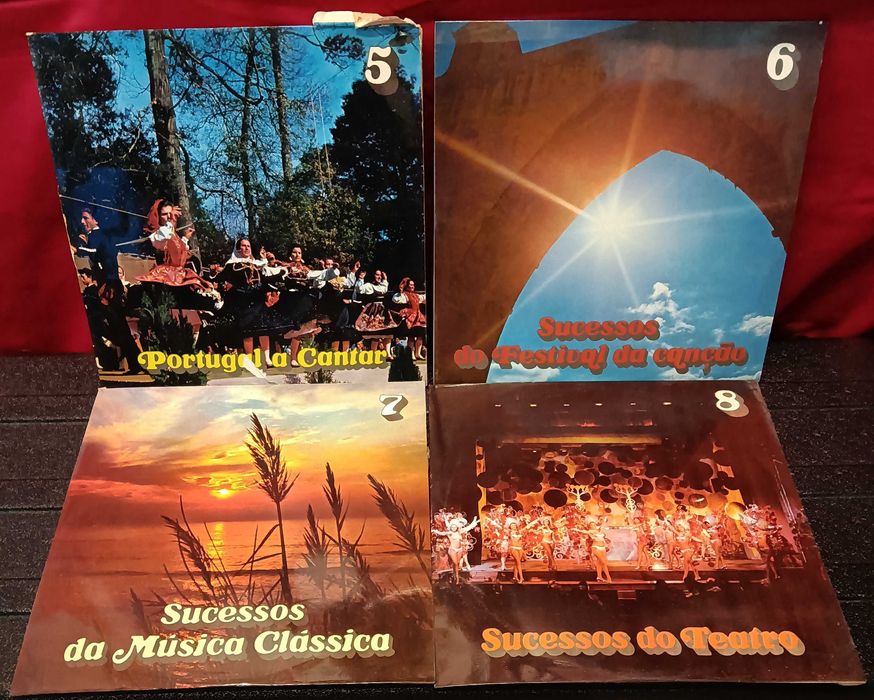 28 LPs de vinil 4 coleções completas