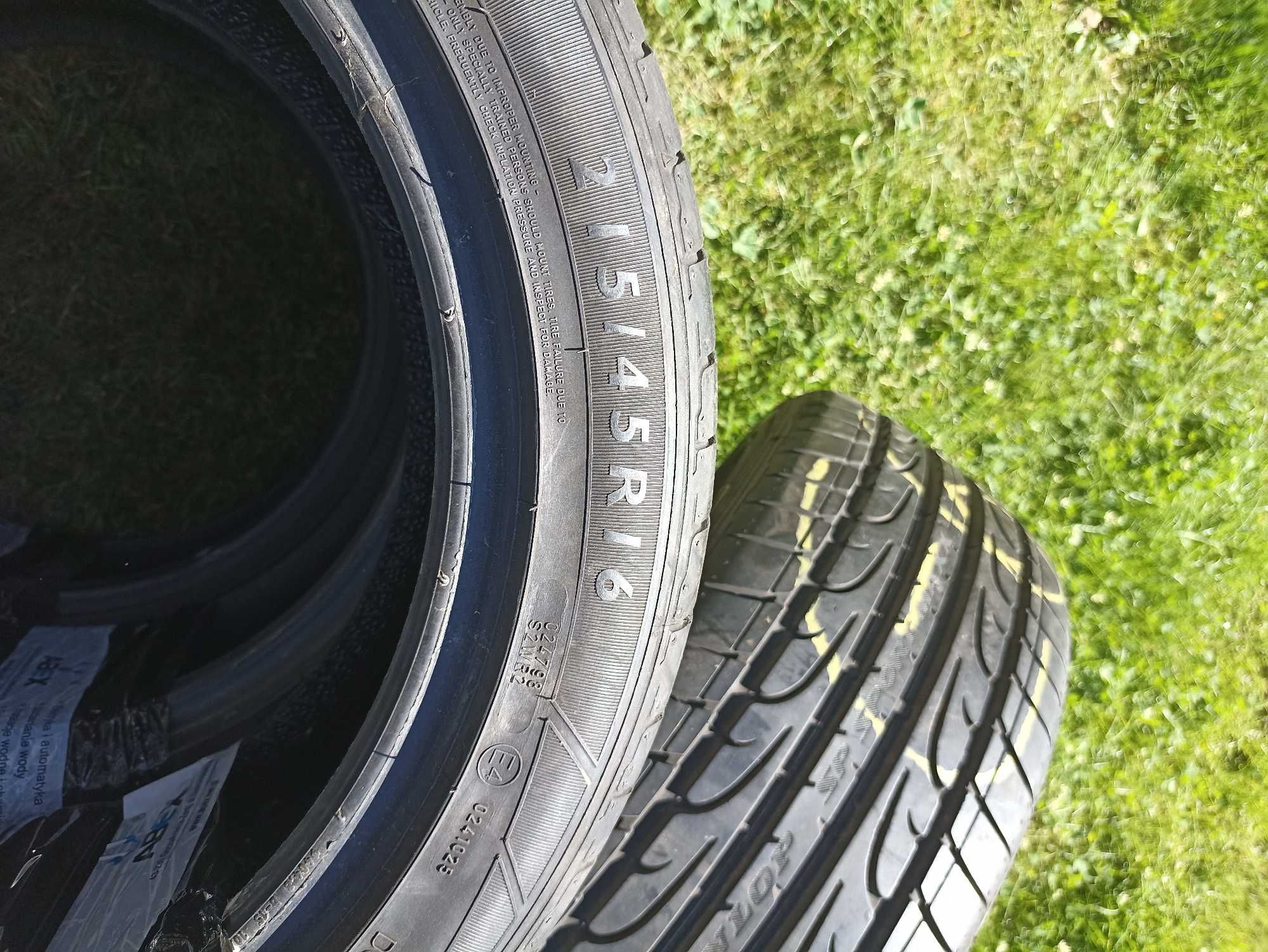 Opony letnie 4 szt. Dunlop Sport Maxx 215/45 R16  86H 7mm