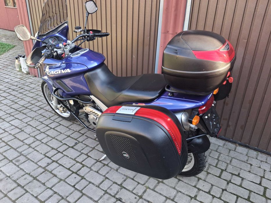 Ładna Cagiva Navigator 1000 z Niemiec Kufry, MOTOCYKLE ŻURAWICE