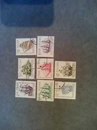 Znaczki pocztowe kolekcjonerskie komplet z żaglowcami