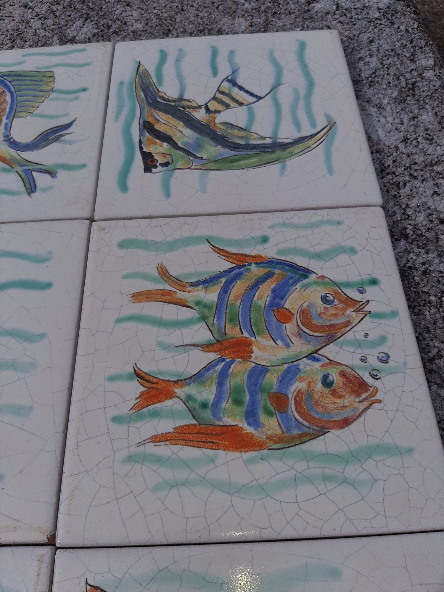 Lindíssimos Azulejos Vintage Pintura Manual