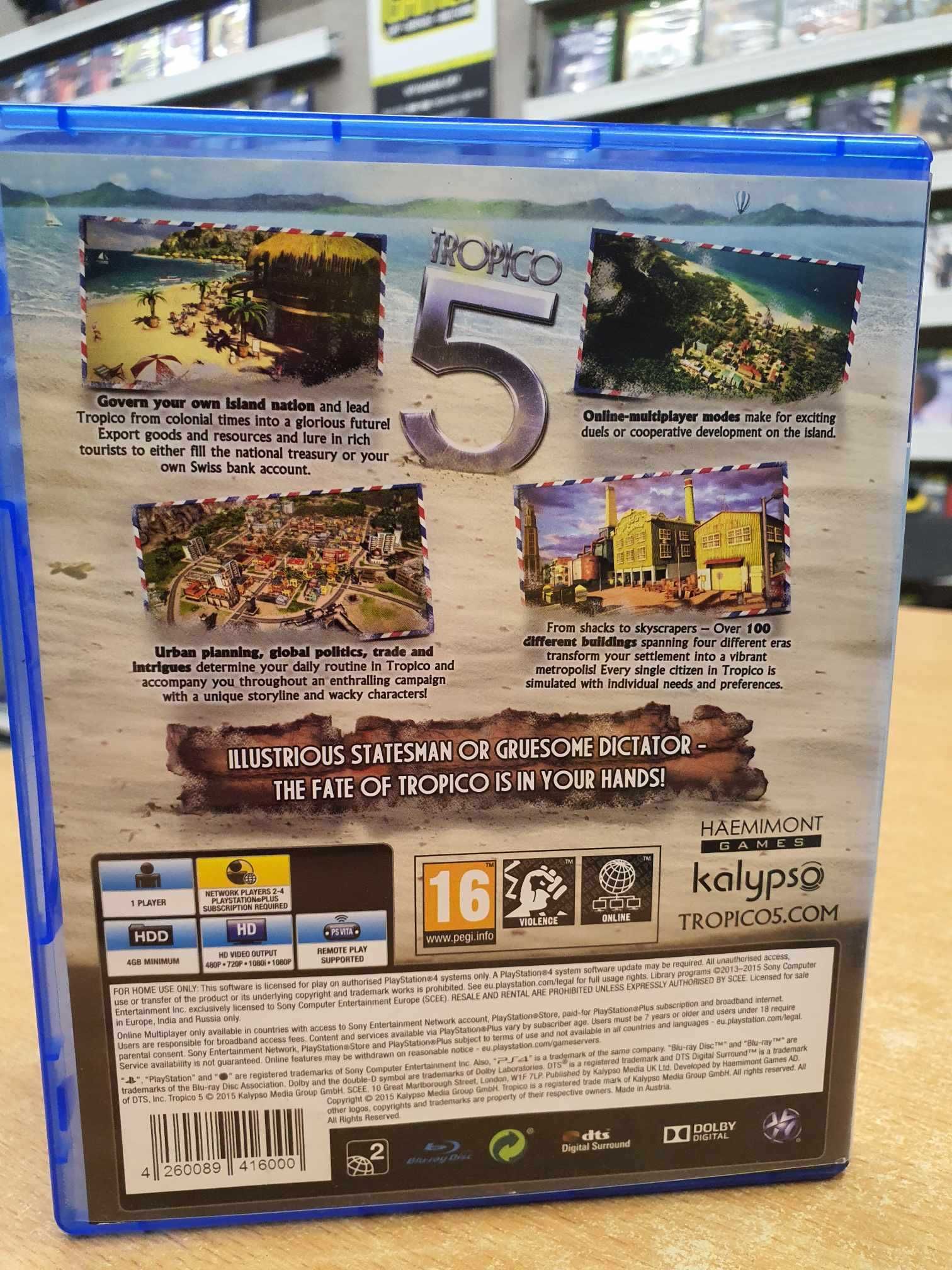 Tropico 5 PS4 Skup/Sprzedaż/Wymiana Lara Games