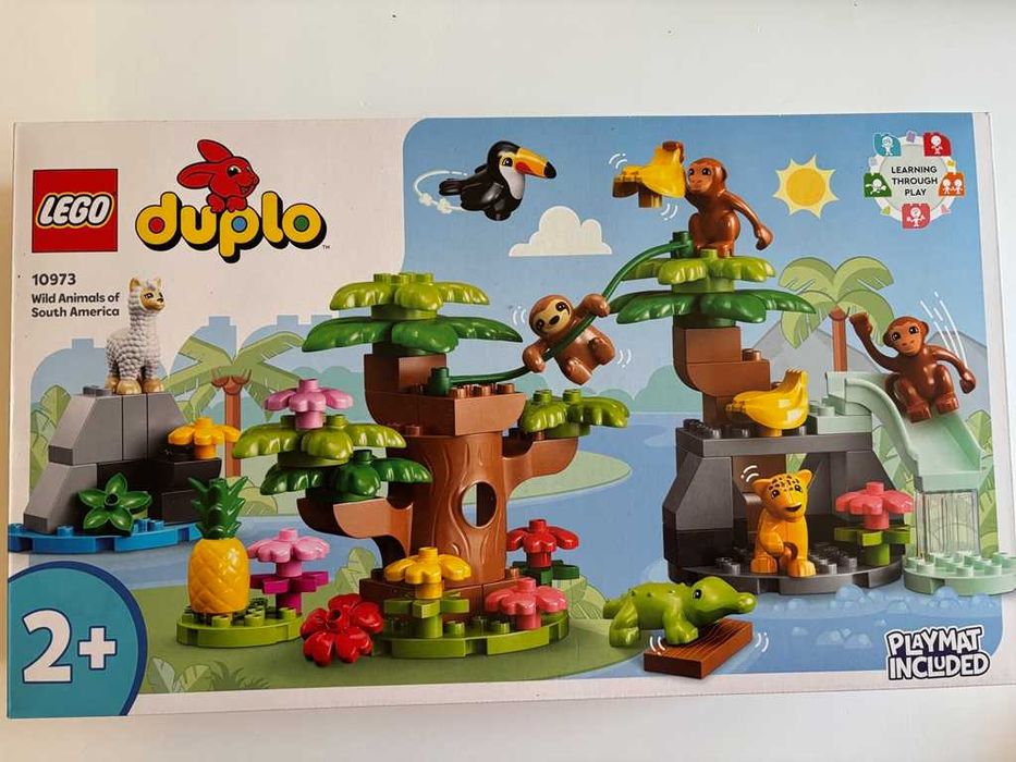 Nowe LEGO Duplo Dzikie zwierzęta Ameryki Południowej 10973